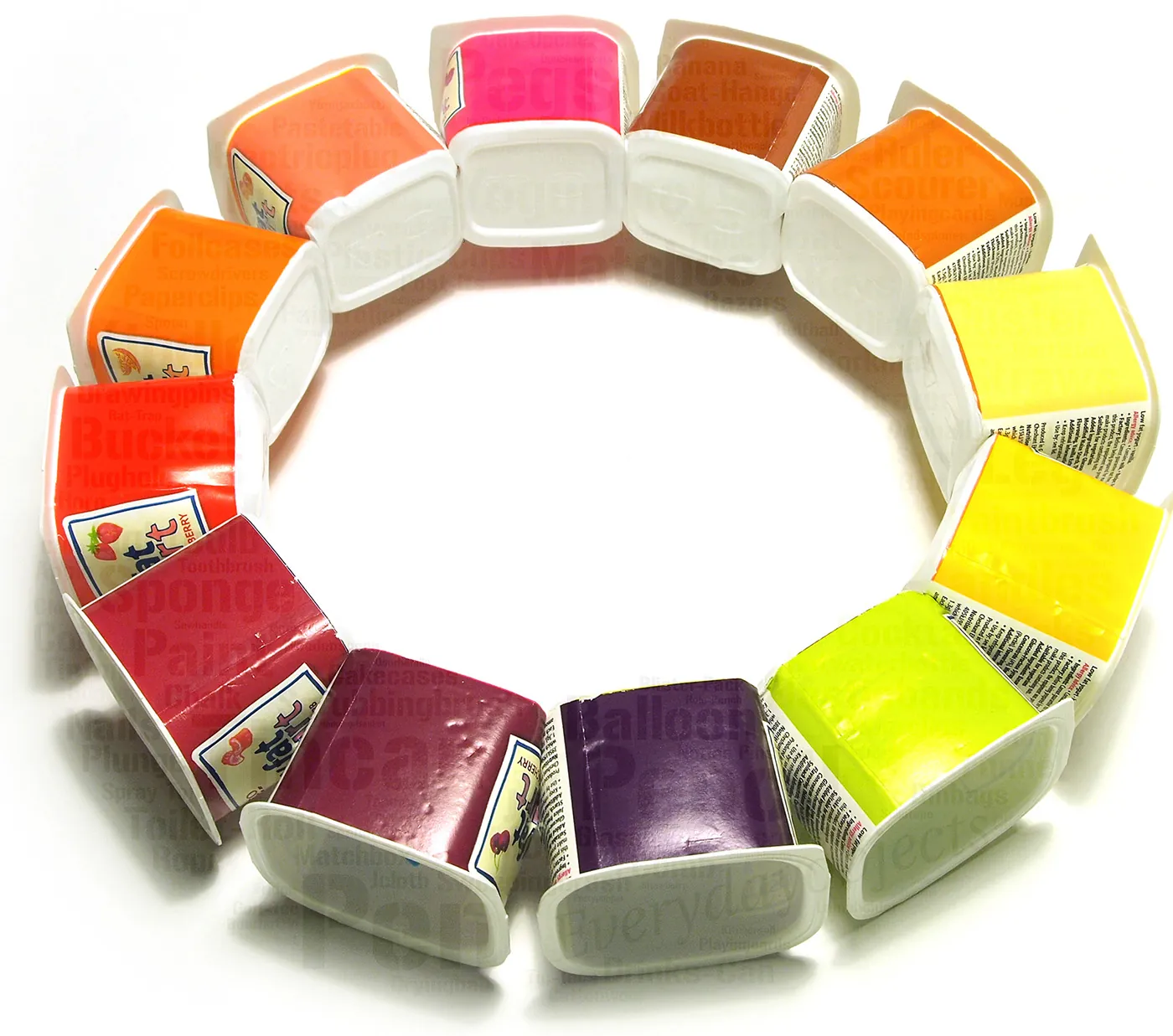 Yogurt colour wheel